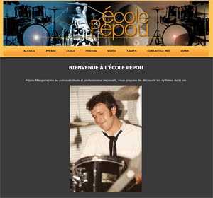 Site Internet www.ecole-pepou.com